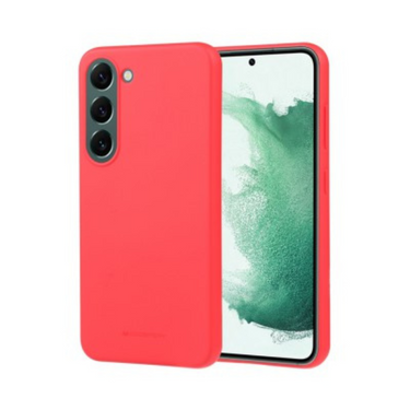 Samsung Galaxy S23 Compatible Case Cover With Premium Soft Feeling Jelly - Red